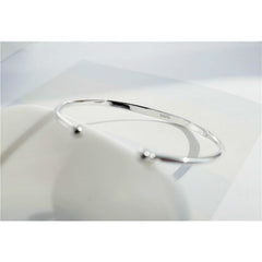 Silver cuff bracelet