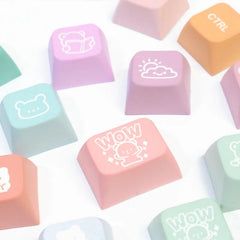 Cute keycaps set