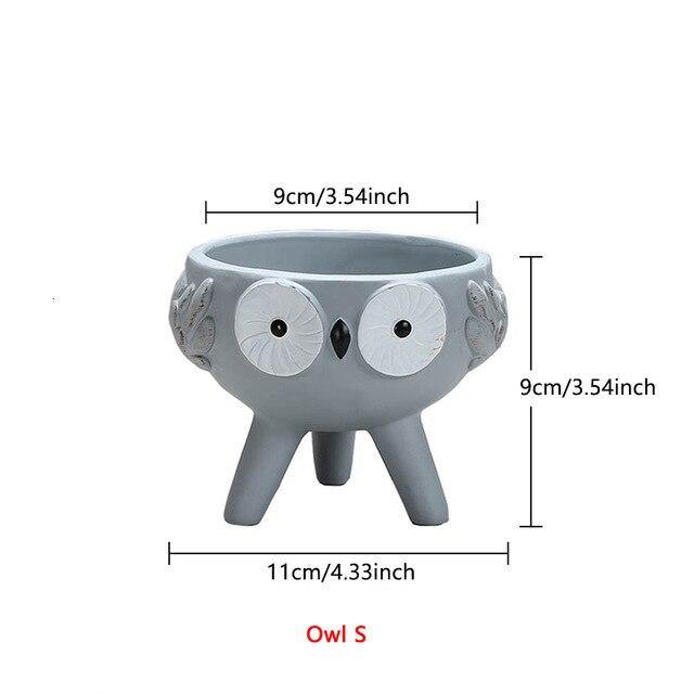 Cartoon ceramic planters