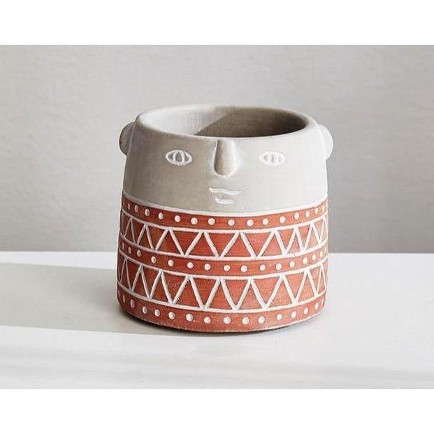 Nordic style face vase