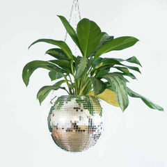 Disco ball planter