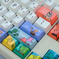 Anime keycaps set