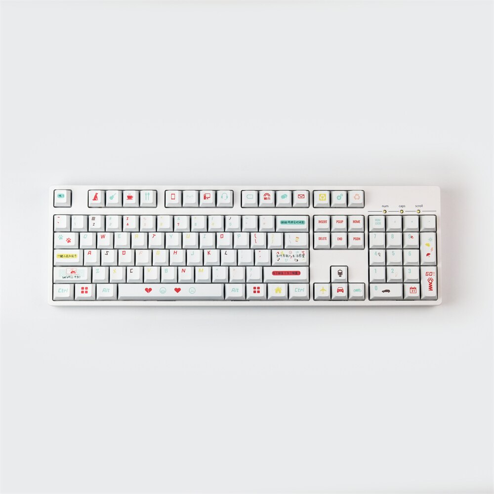 Mechanical keyboard keycaps set