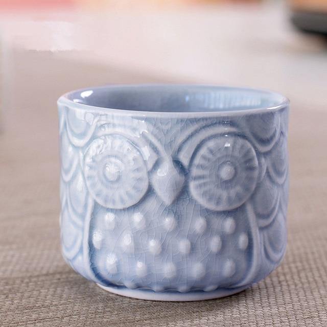 Owl succulents pots