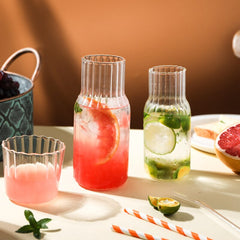 Products Glass Water Bottle with Glass