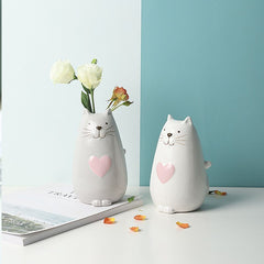 Bunny ceramic vase