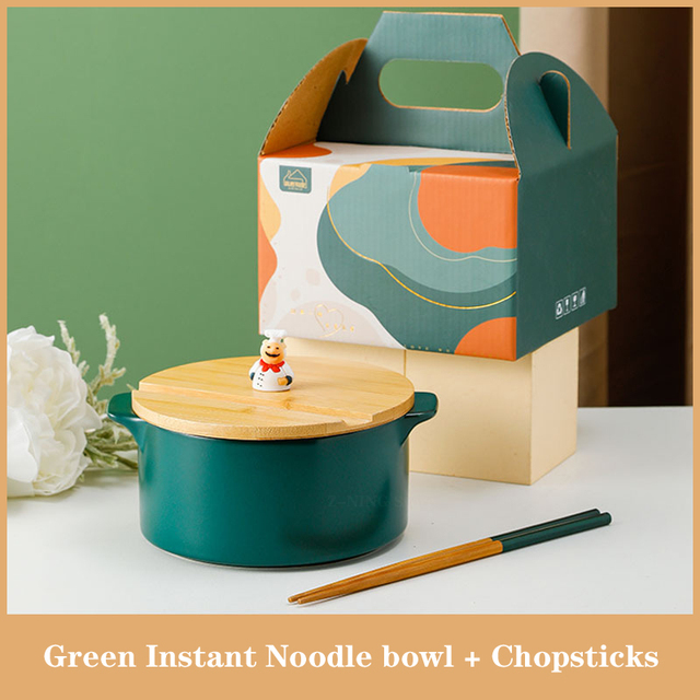 Ceramic noodle bowl